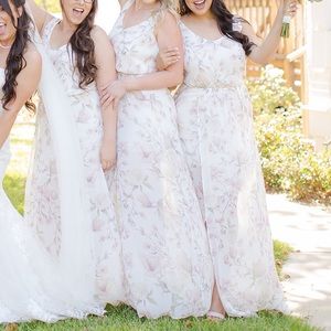 Floral sheer elegant breezy dress